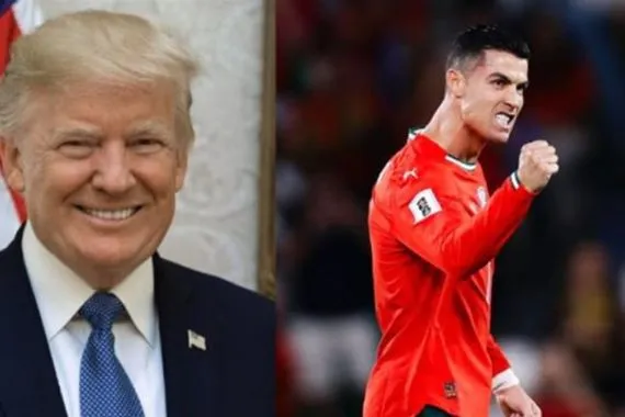بالفيديو ترامب وكريستيانو في البيت الأبيض