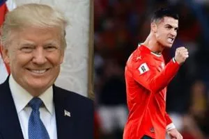 بالفيديو ترامب وكريستيانو في البيت الأبيض