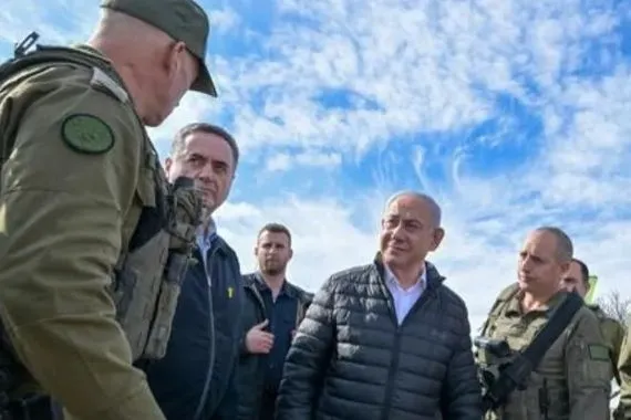 إعلام إسرائيلي نتنياهو ووزراءه يتجولون في الأراضي السورية شفق نيوز