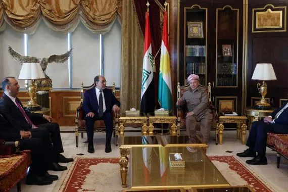 مقرب منه المالكي بحث مع بارزاني المرشحين للرئاسات وأكدا الشراكة شفق نيوز