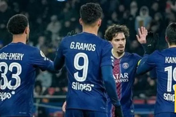 نهاية الشوط الاول باريس سان جيرمان يتقدم على لوهافر