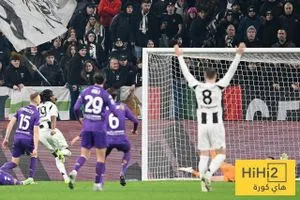 نتائج آخر خمس مباريات بين يوفنتوس وفيورنتينا