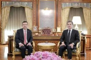 البارزاني يبحث مع الأردن العلاقات المشتركة