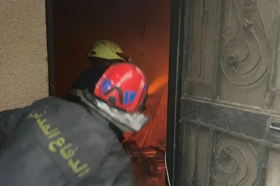 إخماد حريق التهم مخزن للألعاب النارية في منطقة السيدية ببغداد