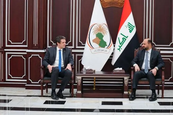 محافظ الأنبار يبحث التعاون المشترك مع القائم بالأعمال للسفارة الألمانية