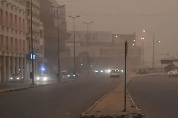 البيئة الأجواء التي شهدتها بغداد اليوم ظاهرة جوية طبيعية ومؤقتة