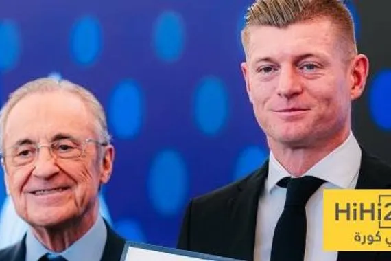 كلمة بيريز في حفل تكريم توني كروس