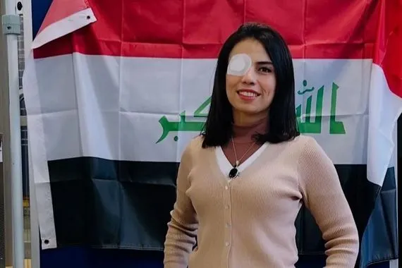 بساق وعين واحدة تقرير ألماني يروي قصة عراقية لم تستسلم لداعش شفق نيوز