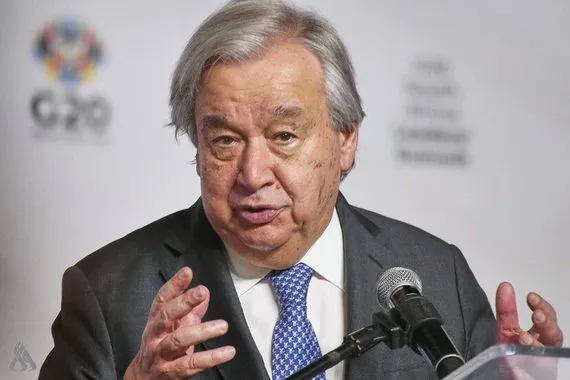 غوتيريش يدعو إلى إنهاء الاحتلال غير القانوني للأراضي الفلسطينية وكالة الانباء العراقية واع