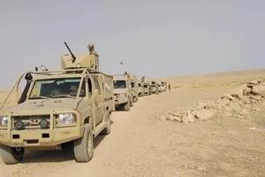 الحشد الشعبي يقتحم مناطق صحراوية تحوي انفاقا للارهاب في الانبار