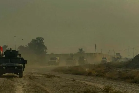 الحشد الشعبي ينفذ عملية مسح وتفتيش في قضاء الطارمية شمالي بغداد