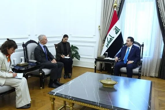 السوداني لسفير ألمانيا العراق ملتزم بمواصلة تعزيز الشراكة مع برلين