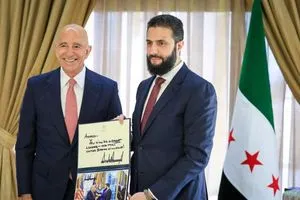 الشرع يتسلم رسالة من ترامب ستكون قائدا عظيما