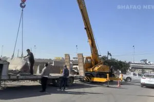 للحد من التلوث غلق موقع وسط بغداد بالكامل لمنع رمي وحرق النفايات صور شفق نيوز