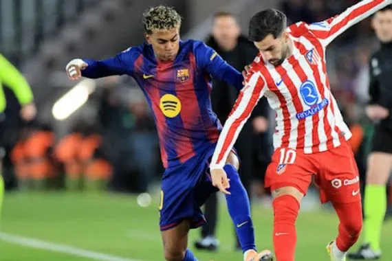 تقييم لاعبي اتلتيكو امام برشلونة في الشوط الاول