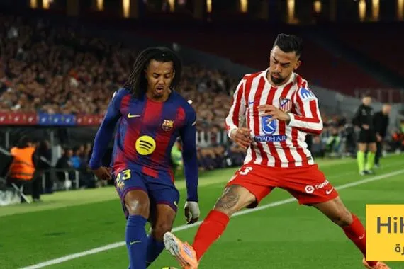 التعادل يحسم الشوط الاول من مباراة برشلونة و اتلتيكو