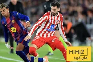 احصائيات الشوط الاول من مباراة برشلونة واتلتيكو