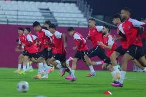 الأولمبي يجري أولى وحداته التدريبية تحضيراً لكأس الخليج