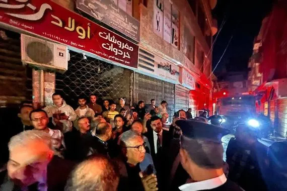 مصر وقوع ضحايا جراء اندلاع حريق بمعرض ملابس في المنصورة