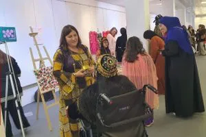بيومهم العالمي السليمانية تحتضن معرضاً لدعم النساء من ذوات الإعاقة صور شفق نيوز