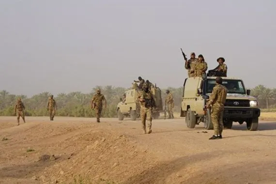 الحشد الشعبي يستولي على مخلفات حربية لداعش الارهابي غربي الرمادي