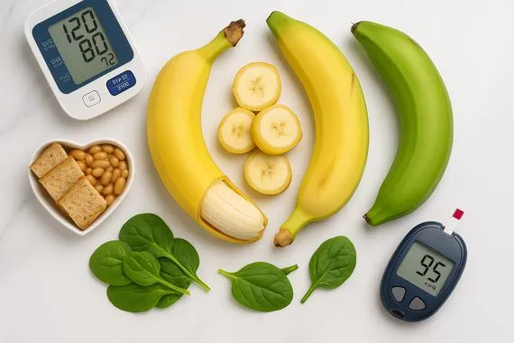 سر السيطرة على السكر اجمع الموز مع هذا الطعام فقط