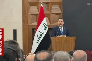 السوداني من البصرة العراق منفتح على الشراكات المستندة الى التنمية والتصنيع والخدمات شفق نيوز