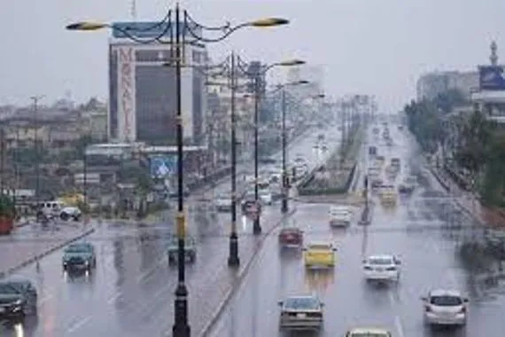 الانواء الجوية أمطار رعدية وتباين في درجات الحرارة