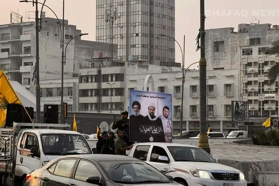بعد جدل قوائم الإرهاب انصار الفصائل يجوبون بصور نصر الله والحوثي شوارع nbsp ببغداد شفق نيوز