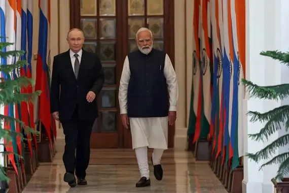 مودي وبوتين يحددان ملامح شراكة هندية روسية حتى 2030