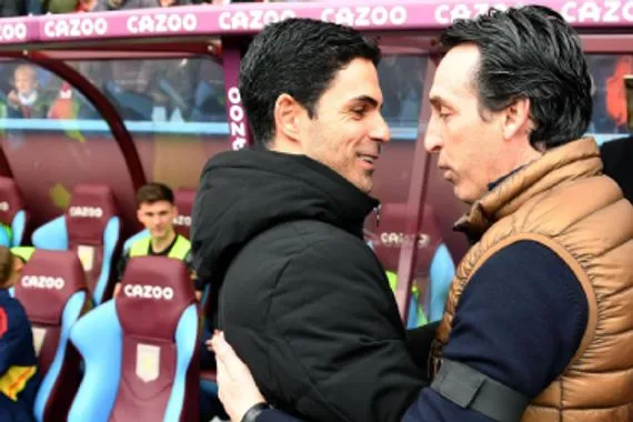 أرتيتا يشيد بإيمري