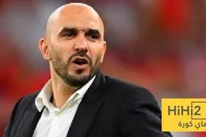 صورة رد فعل الركراكي على مواجهة البرازيل في كأس العالم