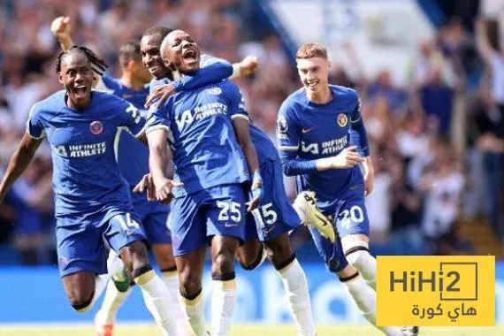 نتائج آخر خمس مباريات بين تشيلسي وبورنموث
