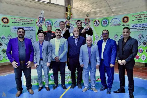 العراق وإيران يتقاسمان لقبي بطولة أندية غرب آسيا بالمصارعة وكالة الانباء العراقية واع