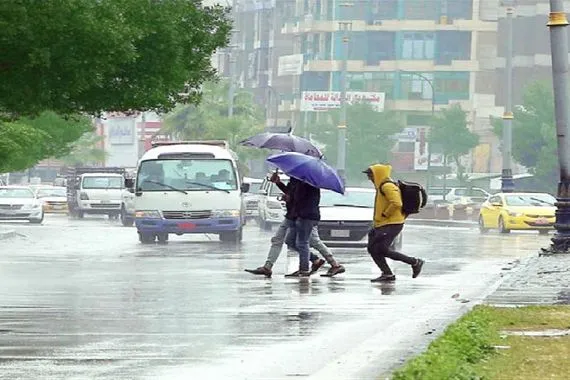 طقس العراق أمطار غزيرة وسيول وعواصف رعدية