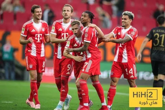 نتائج آخر خمس مباريات بين بايرن ميونيخ وشتوتغارت