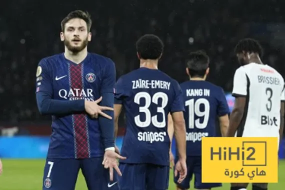 إحصائيات نصف ساعة من مباراة باريس سان جيرمان ورين