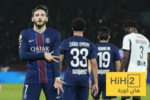 إحصائيات نصف ساعة من مباراة باريس سان جيرمان ورين