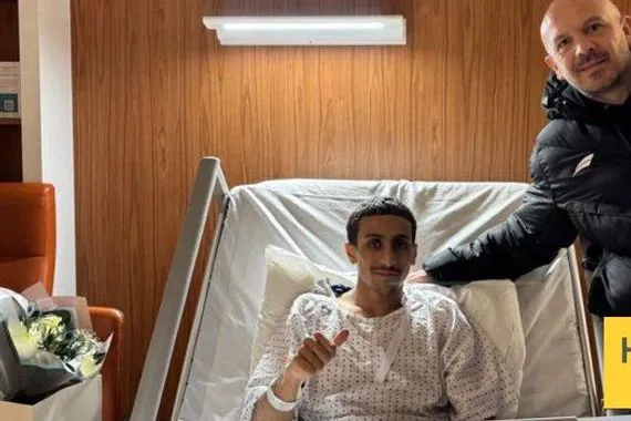 عملية جراحية ناجحة للاعب الشباب