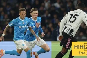 إحصائيات مباراة يوفنتوس ونابولي بعد مرور ساعة