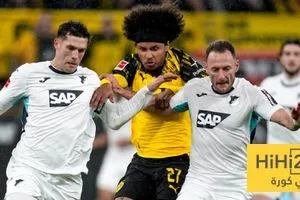 الشوط الأول دورتموند يتفوق على هوفنهايم بهدف نظيف