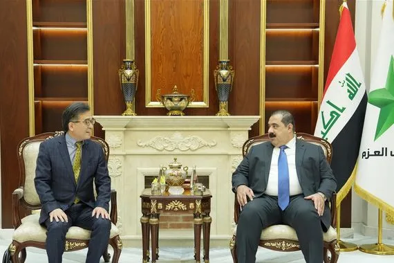 السامرائي يلتقي السفير الياباني مباحثات حول مستجدات المنطقة وانعكاساتها على التنمية
