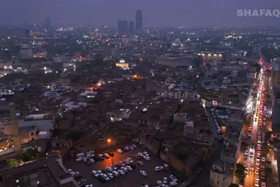 مساء أربيل يغتسل بالمطر صور شفق نيوز