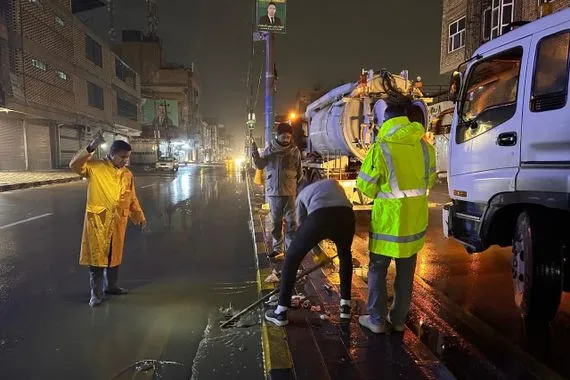 استنفار لملاكات المجاري في النجف الأشرف والديوانية لمواجهة موجة الأمطار والسيول وكالة الانباء العراقية واع