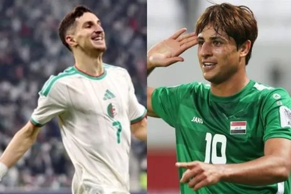 إليكم القنوات الناقلة لمباراة العراق والجزائر في كأس العرب