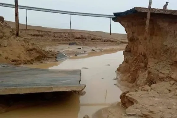 سيول غزيرة تضرب ديالى إغلاق طرق وغرق شوارع بالمياه صور شفق نيوز