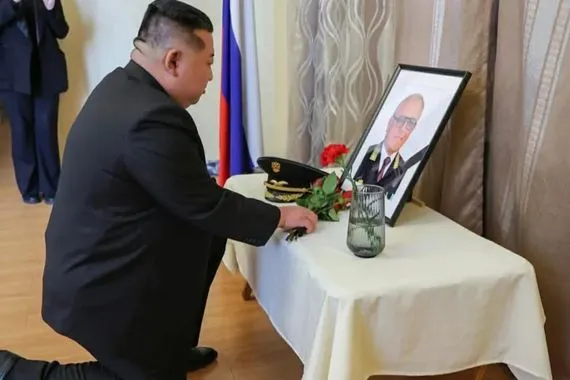 زعيم كوريا الشمالية يزور مقر السفارة الروسية للتعزية بسفيرها الراحل وكالة الانباء العراقية واع