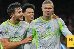 منشور هالاند بعد الفوز على كريستال بالاس