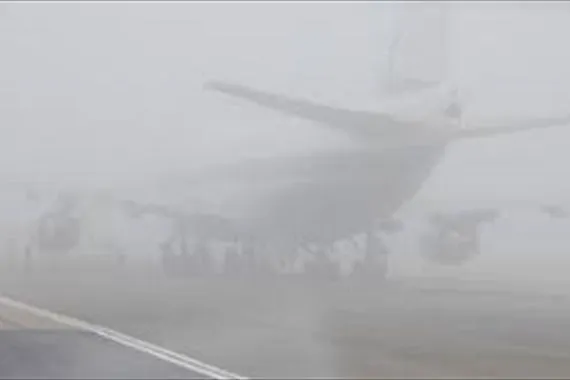 الضباب يشل مطار بغداد