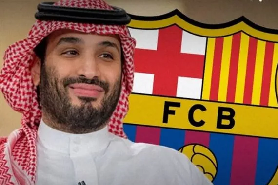 تفاصيل جديدة حول نية محمد بن سلمان شراء نادي برشلونة